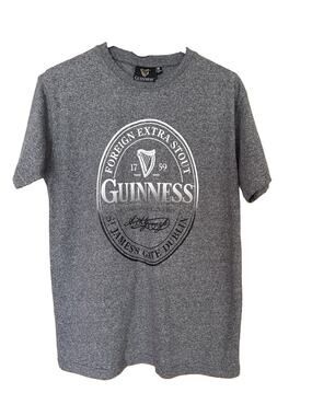 Guinness Extra Stout Men's Grey tee T-shirt Size Medium Official NWT